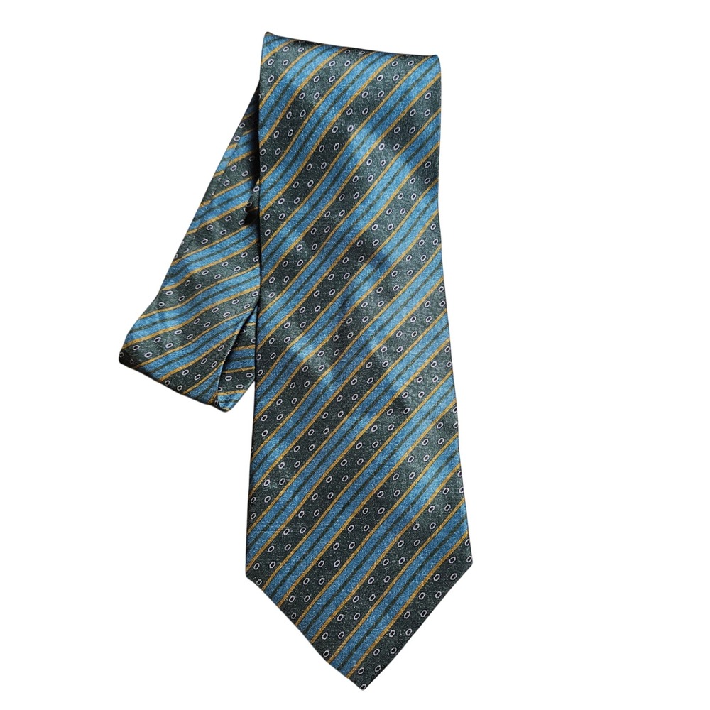 Giorgio Armani Cravatte Mens Silk Striped‎ Tie Neck Tie Italy Quiet Luxury